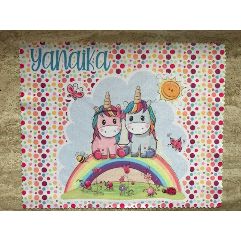 brillendoekje eenhoorn met naam